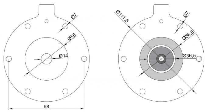 1-1/2」SBFECのタイプ産業袋の塵取り外しフィルター脈拍のジェット機弁のダイヤフラムの修理用キット次元
