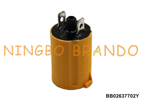 24V2.7W DELAVALミルクパルサー部品のための黄色電磁気コイル EP100 EP2090