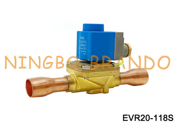 Danfoss タイプ EVR 20 ソレノイド バルブ 1-1/8 インチ ODF NC 032L1244