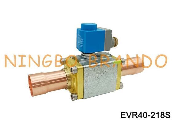 Danfoss タイプ EVR 40 2 1/8 インチ ソレノイド バルブ はんだ 032L1112