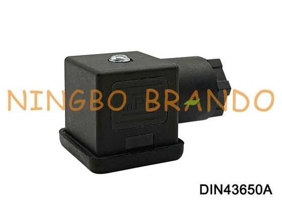 DIN43650A ソレノイド コイル コネクタ 18mm 3 ピン DIN 43650 タイプ A