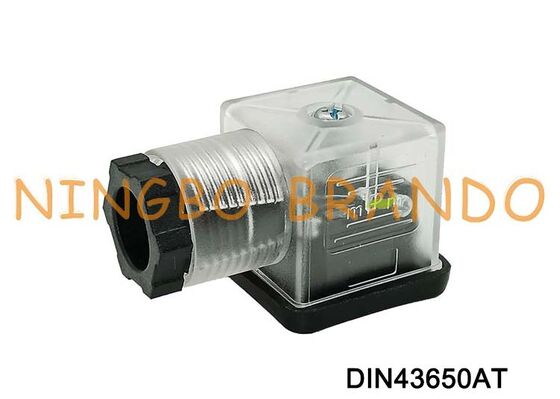 DIN43650A ソレノイド バルブ コイル コネクタ 18mm 透明 DIN 43650 タイプ A