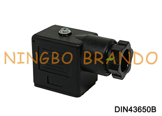 ソレノイド バルブ コイル コネクタ DIN43650 B MPM 黒 DIN 43650 タイプ B