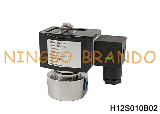 500 bar 高圧ステンレス鋼電磁弁 1/4 ''220V 110V 24V 12V