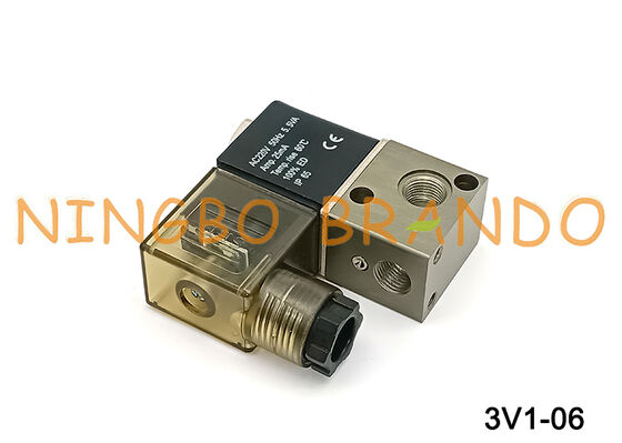 電気空気圧ソレノイドバルブ 3V1-06 12VDC 24VDC 110VAC 220VAC