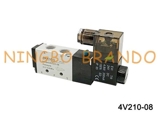 Airtac タイプ 4V210-08 空気圧電磁弁 5/2 方