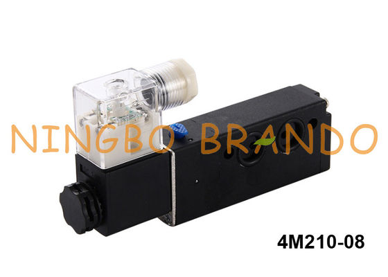 4M210-08 Airtacのタイプ5/2ナミュールの電磁弁G1/4」24VDC 220VAC