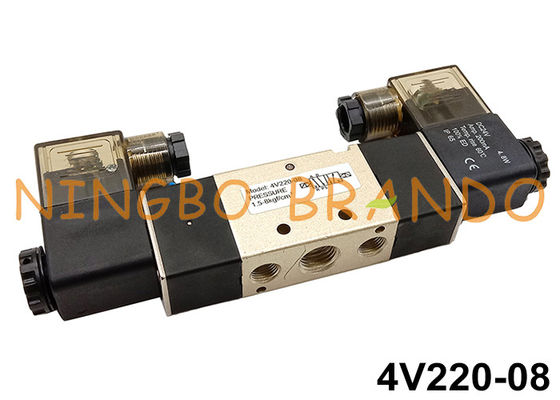 4V220-08 Airtacのタイプ空気空気の電磁弁の二重コイル